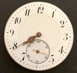 Antique Tavannes Pocket Watch Movement Running Ticks 41.9MM Swiss. Fixed Price $39.95.