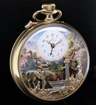 Reuge Sainte Croix Musical Alarm Pocket Watch. Fixed Price $1952.40.