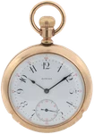 Antique 16S 1913 Howard Swingout 21 Jewel Railroad Pocket Watch 10 20 Year Gf. Fixed Price $372.90.