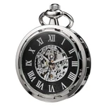Treeweto Pocket Watch Skeleton Open Face Men Antique Bronze Mechanical Hand-w.... Fixed Price $41.57.