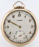 Longines Cal. 17L, 17J Swiss Pocket Watch, Keystone J.boss 10K Gf, 45.27MM (he). Fixed Price $324.95.