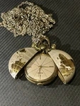 Germany Medana Globe Folding Case Pocket/pendant Watch Base Metal Clock. Fixed Price $68.99.