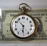 Vintage Illinois 17 Jewel Time King Pocket Watch Runs ETC10900. Fixed Price $275.00.