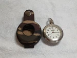 Remington Pocket Watch & Celsius Thermometer Combo With Camouflage Belt Case. Fixed Price $16.99.