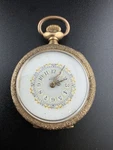Elgin Gold Filled Pocket Watch/beautiful Ornate Dial. Fixed Price $195.00.
