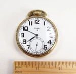 Vintage 1946 Elgin Usa 17J 16S Grade 387 10K Rgp Case Men's Pocket Watch Works. Fixed Price $179.95.