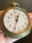 Antique Gold Fill? Bellevue Jb System Roskopf Swiss Castle Flower Pocket Watch. Fixed Price $315.00.
