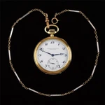 Antique 46MM Vacheron & Constantin 14K Solid Gold Pocket Watch Chain, Serviced. Fixed Price $5295.00.
