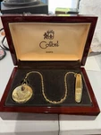 Colibri Goldtone Pocket Watch & Knife Set Original Presentation Box. Fixed Price $45.00.