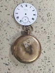 Vintage Elgin Pocket Watch Parts Case Gold Plated & Dial 51MM Used. Fixed Price $99.90.
