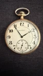 Illinois Burlington Grade 107 Pocket Watch 16S Railroad 14K Case 21 Jewels Works. Fixed Price $275.00.