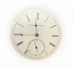 1883 Elgin 15J 16S Class 24 Lever Set Pocket Watch Movement Runs. Fixed Price $111.75.