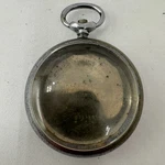 Antique 43MM Arbue Meylan Open Face Pocket Watch Case Chrome Plated Swiss. Fixed Price $28.25.