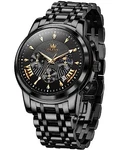 Men's Luxury Watch Waterproof Stainless Steel Quartz Luminous 2892-ALL Black. Fixed Price $67.67.