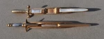 Vintage Swank Sword Tie Bar Clips. Fixed Price $16.25.