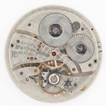 Waltham Riverside Colonial 14-SIZE 19-JEWEL Antique Pocket Watch Movement, Runs. Fixed Price $68.00.