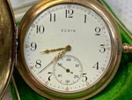 Antique 1911 Elgin Pocket Watch 15694510 20 Year Warranted 12S 7J *running*. Fixed Price $229.95.