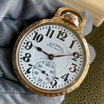 1928 Illinois Bunn Special Type Iii 60HR. 16S 23J Marked Dial Pocket Watch. Fixed Price $1500.00.