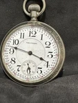 16S Waltham Pocket Watch - Salesman Sample 21 Jewels, 645, Position, Working. Fixed Price $525.00.