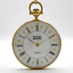 Moeris Grands Prix Quartz Pocket Watch Gold-tone Rare Swiss Made. Fixed Price $106.00.
