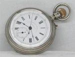 Vintage 57MM 15 Jewel Gallet Chronograph English Silver Pocket Watch, Running!. Fixed Price $695.00.