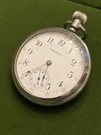 16 Waltham Pocket Watch Salesman 1908 Sample 17J Works Well Serial 19091324. Fixed Price $450.00.