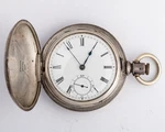 Waltham Broadway Pocket Watch Coin Silver No. 1 Case Key Wind Set. Fixed Price $295.00.