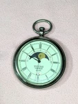 Seiko Alba Moon Phase Pocket Watch V338-0010 New Battery. Fixed Price $89.26.