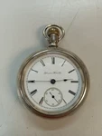 Vintage 1896 Hampden Watch Co Lever Set Swing Out Case Pocket 18S 7J. Fixed Price $149.99.