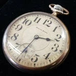 South Bend Grade 211, Year 1928, 16S, 17J, Gold Plate, Mov# 1205670 Pocket Watch. Fixed Price $300.00.