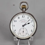 Antique Favre-leuba & Co. Zenith Swiss Sub-second Sterling Silver Pocket Watch. Fixed Price $399.96.