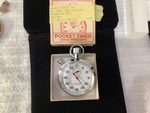 Vintage Grafco Graham Field Co. Stop Watch Pocket Timer Swiss Made Nos With Box. Fixed Price $75.00.