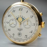 1970S Mint Antique Heuer Chronograph Moon Phase Date 44MM Pocket Watch T743. Fixed Price $1699.99.