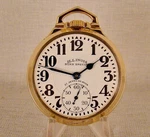 Illinois Bunn Special 161A "elinvar" 21J 60-HR. 10K Gf Of 16S Rr Pocket Watch. Fixed Price $1875.00.