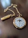 Seiko Alba Success V338-0010 Moon Phase Gold Pocket Watch Vintage Working Japan. Fixed Price $99.00.