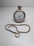 1887 Elgin 44 Pocket Watch, 15J 18S, 20-YEAR Gold Filled, Of, W/watch Chain.. Fixed Price $250.00.