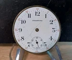 Antique Stratford Langendorf Pocket Watch Movement 7J 39.7MM- Good Balance. Fixed Price $15.00.