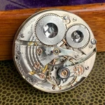 1908 Waltham Riverside 16S Jewels Pocket Watch Movement Runs. Fixed Price $115.00.