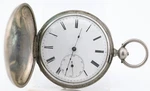 T.f. Cooper London, No. 18506, Sterling Silver Pocket Watch, 59MM, Runs (ct). Fixed Price $249.95.