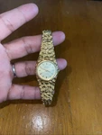 Rare Vintage Gruen Precision Quartz Ladies Watch Gold Tone Nugget Bracelet. Fixed Price $50.00.