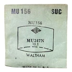 Suc MU156 MU247N Watch Crystal 18.1 Nos Part Waltham Same As: MT356-35. Fixed Price $12.99.