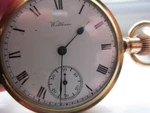 Fine 10 Year Gold Plate Waltham Traveller Full Hunter Pocket Watch. 50MM Case.. Fixed Price $221.64.