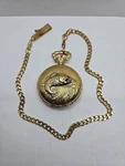 Details Gold Tone Bass Fish Pocket Watch Quartz Japan Movement New Battery Chain. Fixed Price $39.96.
