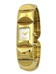 D&g Dolce And Gabbana DW0323 Ladies Tweed Yellow Gold Bracelet Chunky Watch. Fixed Price $424.13.
