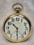 1917 Illinois A. Lincoln 21J 16S Railroad Pocket Watch Running B&b Gf Case Nice. Fixed Price $325.00.