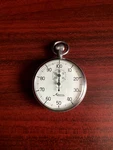 Minerva Swiss Precision Stopwatch With Chronometer--see Video, Shows Running!. Fixed Price $49.95.
