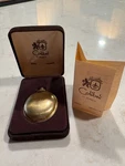 Gold Colibri 17 Jewel Swiss Incabloc Skeleton Winding Pocket Watch Works Great. Fixed Price $75.00.