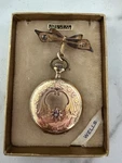 Vintage Elgin Ladies Hunting - Case Pocket Watch / Gf Floral Engraved Runs. Fixed Price $146.00.