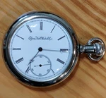 1888 Elgin Grade 50 16S 15J Railroad Lever Set Pocket Watch Serviced. Fixed Price $299.99.
