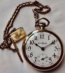 1896 Illinois Bunn Special 24 Jewels 18S Railroad Grade Pocket Watch Serviced!. Fixed Price $1297.00.